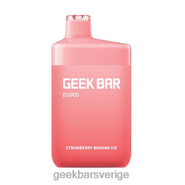 Geek Bar Stockholm - Geek Bar b5000 engångs ZNX2J34 jordgubbsbananis