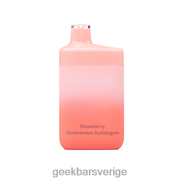 Geek Bar Store - Geek Bar b5000 engångs ZNX2J36 jordgubbsvattenmelon bubbelgum