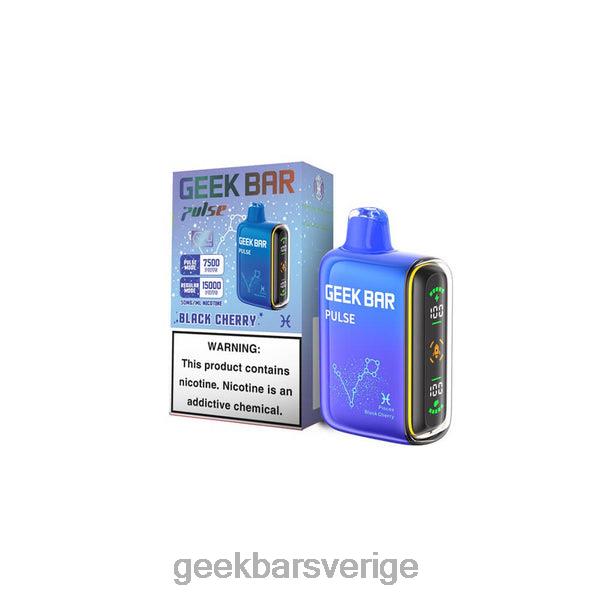 Geek Bar Engångs Vape - Geek Bar Pulse disponibel ZNX2J12 svart körsbär