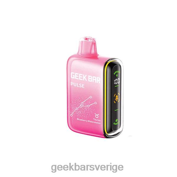 Geek Bar Price - Geek Bar Pulse disponibel ZNX2J17 blåbär vattenmelon