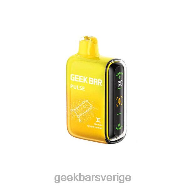 Geek Bar Tobacco Flavor - Geek Bar Pulse disponibel ZNX2J19 druva citron