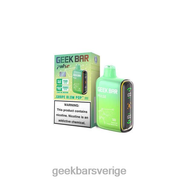 Geek Bar Tobacco Flavor - Geek Bar Pulse disponibel ZNX2J9 druvblåsa pop